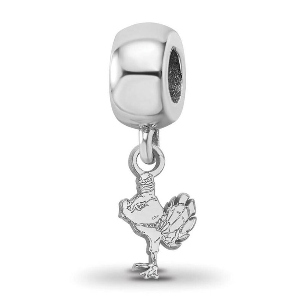 Sterling Silver Virginia Tech XS Dangle Bead Charm